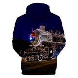 Christmas Casual Hoodies Sports Xmas 3D Graphic Streetwear Tracksuit Jumper for Kids Adults