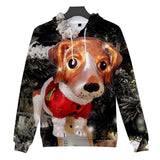 Christmas Casual Hoodies Sports Xmas 3D Graphic Streetwear Tracksuit Jumper for Kids Adults