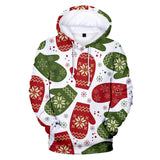 Christmas Casual Hoodies Sports Xmas 3D Graphic Streetwear Tracksuit Jumper for Kids Adults
