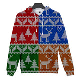 Christmas Casual Hoodies Sports Xmas 3D Graphic Streetwear Tracksuit Jumper for Kids Adults