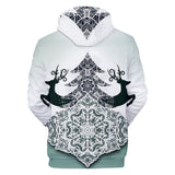 Christmas Casual Hoodies Sports Xmas 3D Graphic Streetwear Tracksuit Jumper for Kids Adults