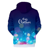Christmas Casual Hoodies Sports Xmas 3D Graphic Streetwear Tracksuit Jumper for Kids Adults