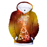 Christmas Casual Hoodies Sports Xmas 3D Graphic Streetwear Tracksuit Jumper for Kids Adults
