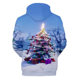 Christmas Casual Hoodies Sports Xmas 3D Graphic Streetwear Tracksuit Jumper for Kids Adults