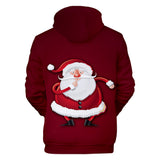 Christmas Casual Hoodies Sports Xmas 3D Graphic Streetwear Tracksuit Jumper for Kids Adults