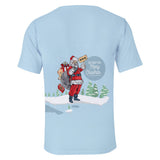 Christmas Casual T-shirts Sports Xmas 3D Graphic Summer Top Tees for Kids Alduts