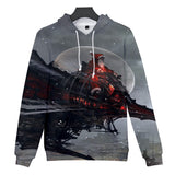 Christmas Casual Hoodies Sports Xmas 3D Graphic Streetwear Tracksuit Jumper for Kids Adults