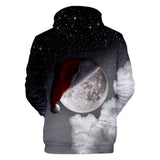 Christmas Casual Hoodies Sports Xmas 3D Graphic Streetwear Tracksuit Jumper for Kids Adults