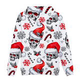Christmas Casual Hoodies Sports Xmas 3D Graphic Streetwear Tracksuit Jumper for Kids Adults