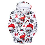 Christmas Casual Hoodies Sports Xmas 3D Graphic Streetwear Tracksuit Jumper for Kids Adults