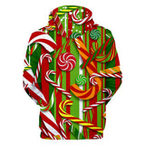 Christmas Casual Hoodies Sports Xmas 3D Graphic Streetwear Tracksuit Jumper for Kids Adults