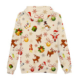Christmas Casual Hoodies Sports Xmas 3D Graphic Streetwear Tracksuit Jumper for Kids Adults