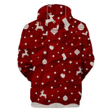 Christmas Casual Hoodies Sports Xmas 3D Graphic Streetwear Tracksuit Jumper for Kids Adults