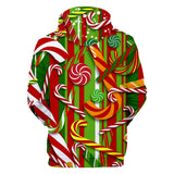 Christmas Casual Hoodies Sports Xmas 3D Graphic Streetwear Tracksuit Jumper for Kids Adults