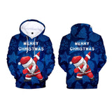 Christmas Casual Hoodies Sports Xmas 3D Graphic Streetwear Tracksuit Jumper for Kids Adults