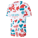 Christmas Casual T-shirts Sports Xmas 3D Graphic Summer Top Tees for Kids Alduts
