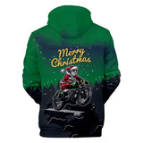 Christmas Santa Claus Casual Hoodies Sports Xmas 3D Graphic Streetwear Tracksuit Jumper for Kids Adults