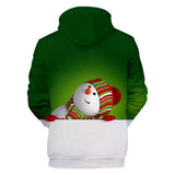 Christmas Snowman Casual Hoodies Sports Xmas 3D Graphic Streetwear Tracksuit Jumper for Kids Adults