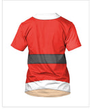 Christmas T-shirts Sports 3D Graphic Summer Top Tees for Kids Adults Xmas Gift