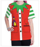 Christmas T-shirts Sports 3D Graphic Summer Top Tees for Kids Adults Xmas Gift