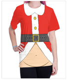 Christmas T-shirts Sports 3D Graphic Summer Top Tees for Kids Adults Xmas Gift