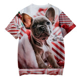 Christmas T-shirts Sports Xmas Gift Snowman 3D Graphic Summer Top Tees for Kids Adults