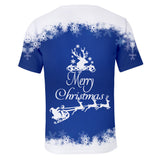 Christmas T-shirts Sports Xmas Gift Snowman 3D Graphic Summer Top Tees for Kids Adults
