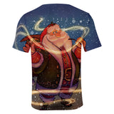 Christmas T-shirts Sports Xmas Gift Snowman 3D Graphic Summer Top Tees for Kids Adults