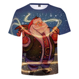 Christmas T-shirts Sports Xmas Gift Snowman 3D Graphic Summer Top Tees for Kids Adults