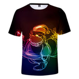 Christmas T-shirts Sports Xmas Gift Snowman 3D Graphic Summer Top Tees for Kids Adults