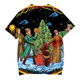 Christmas T-shirts Sports Xmas Gift Snowman 3D Graphic Summer Top Tees for Kids Adults