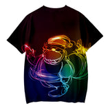 Christmas T-shirts Sports Xmas Gift Snowman 3D Graphic Summer Top Tees for Kids Adults