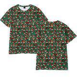 Christmas T-shirts Sports Xmas Gift Snowman 3D Graphic Summer Top Tees for Kids Adults