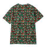Christmas T-shirts Sports Xmas Gift Snowman 3D Graphic Summer Top Tees for Kids Adults