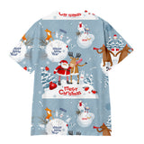 Christmas T-shirts Sports Xmas Gift Snowman 3D Graphic Summer Top Tees for Kids Adults