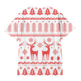 Christmas T-shirts Sports Xmas Gift Snowman 3D Graphic Summer Top Tees for Kids Adults