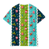 Christmas T-shirts Sports Xmas Gift Snowman 3D Graphic Summer Top Tees for Kids Adults