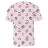 Christmas T-shirts Sports Xmas Gift Snowman 3D Graphic Summer Top Tees for Kids Adults