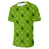 Christmas T-shirts Sports Xmas Gift Snowman 3D Graphic Summer Top Tees for Kids Adults