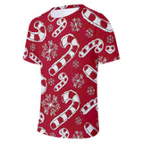 Christmas T-shirts Sports Xmas Gift Snowman 3D Graphic Summer Top Tees for Kids Adults