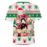 Christmas T-shirts Sports Xmas Gift Snowman 3D Graphic Summer Top Tees for Kids Adults