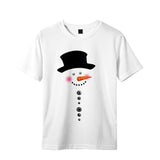 Christmas T-shirts Sports Xmas Gift Snowman 3D Graphic Summer Top Tees for Kids Adults