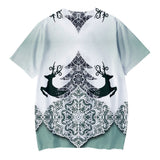 Christmas T-shirts Sports Xmas Gift Snowman 3D Graphic Summer Top Tees for Kids Adults