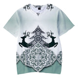 Christmas T-shirts Sports Xmas Gift Snowman 3D Graphic Summer Top Tees for Kids Adults