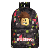 Color Grid Game Roblox Printed Backpack Canvas School Bags
