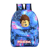 Thunder Lightning Game Roblox Printed Backpack Canvas School Bags