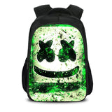 Black DJ Marshmello Casual Backpack Oxford School Bags