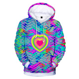 3D Abstract Graphic Print Daily Hoodie Pullover Coat Jacket Sportswear for Kids Teen Adult