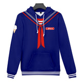 3D Graphic Sailor Suit Print Daily Hoodie Pullover Coat Jacket Sportswear for Kids Teen Adult