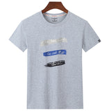 Fashion Summer Short Sleeve Cotton Casual T-shirt Letter Print